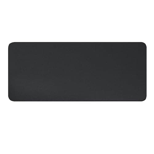 Anti-Slip Mouse Pad,Cloth with Rubberized Base, Easy Gliding Computer Mouse Mat, Spill-Resistant Surface, Black-27.5 x 11.8 inches