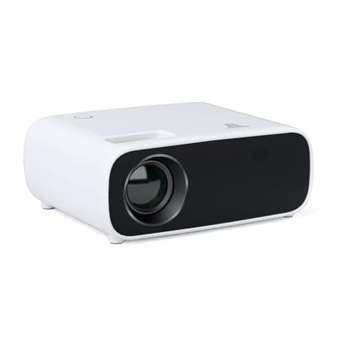 ZDK Native 1080P 18000 Lumen 4K Supported Projector with wifi and bluetooth, Bedroom Outdoor Indoor Projector Compatible with Smartphone, HDMI, USB, AV, Fire Stick, PS5 for Home, Bedroom, Outdoor Use