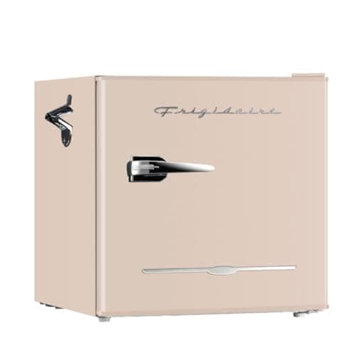 Frigidaire EFR176-CORAL 1.6 cu ft Coral Retro Fridge with Side Bottle Opener. for The Office, Dorm Room or Cabin