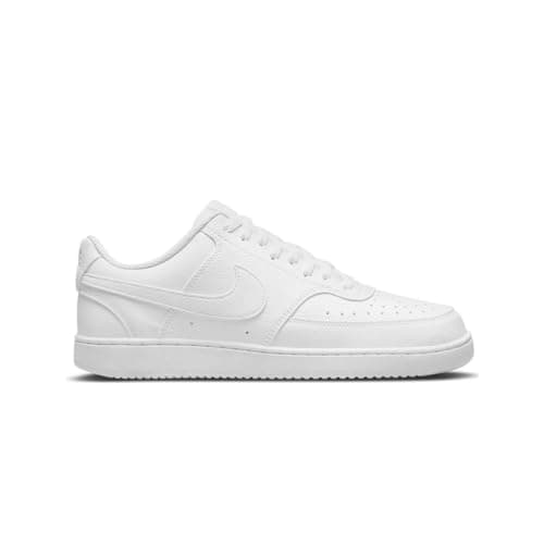 Nike Men's Court Vision Low Next Nature Shoes, White/White-White, 7