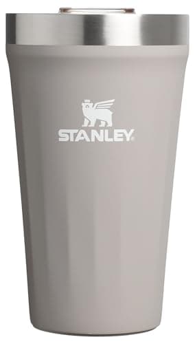 STANLEY Everyday Tumbler 16 oz | Press Fit Drink Through Lid | Beverage, Coffee, and Cocktail Cup | Insulated Stainless Steel Wine Glass | BPA-Free | Ash