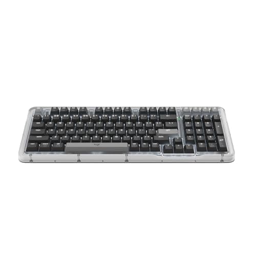 Logitech Alto Keys K98M Wireless Mechanical Keyboard, Customizable Keyboard with Vibration Absorbing Gasket, Backlit Keys, Bluetooth, USB-C Charging, for PC, Mac, Laptops - Graphite
