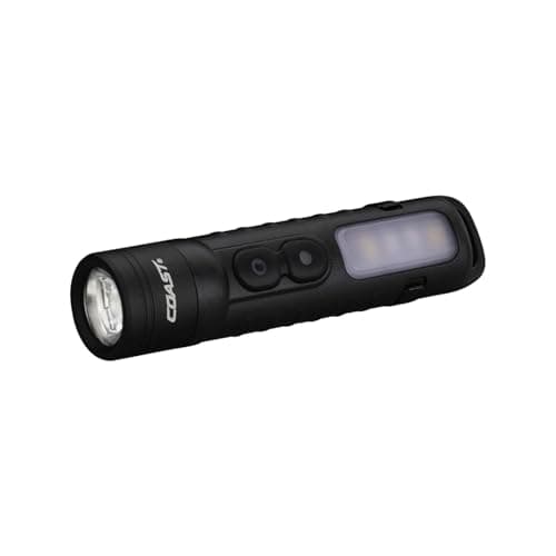 Coast KL35R 600 Lumen Rechargeable LED Pocket Flashlight with RED Light