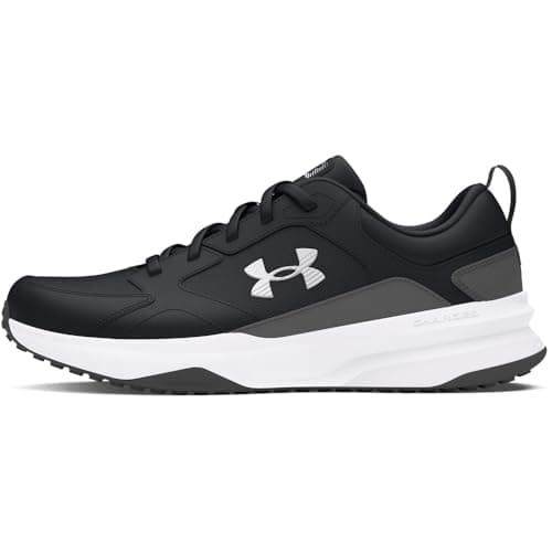 Under Armour Men's Charged Edge, (003) Black/Castlerock/White, 11, US