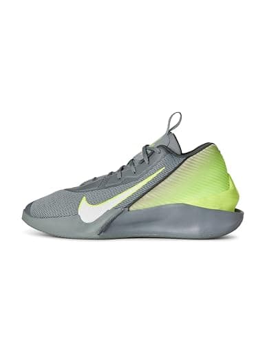 Nike Men's G.T. Jump Academy Basketball Shoes, Smoke Grey/White-Dark Smoke Grey-Volt, 10
