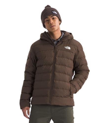 The North Face Men's Aconcagua 3 Lined Hoodie Wind Resistant, Water Repellent, 600 Fill Waterfowl Down Insulation, 3 Piece Hood, Smokey Brown, X-Large