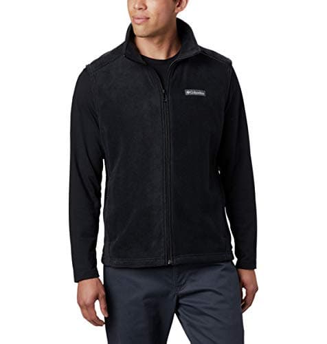 Columbia Mens Steens Mountain Fleece Vest, Black, XX-Large