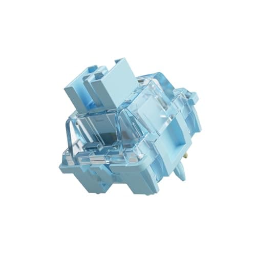 Akko V3 Creamy Blue Pro Keyboard Switch with Dustproof Stem for Mechanical Gaming Keyboard, 5-Pin 45gf Pre Lubed Tactile Key Switches (45pcs)