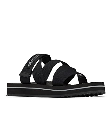 Columbia Women's Alava Slide, Black/Steam, 10