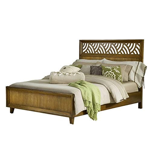 Modus Furniture Trellis Panel Bed, California King, Pecan