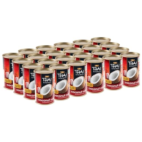 Thai Kitchen Unsweetened Coconut Milk, 5.46 fl oz (Pack of 24)