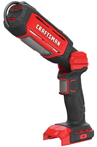 CRAFTSMAN V20 LED Work Light, Cordless Handheld Portable Led Light, 350/700 Lumens Hanging Work Light, Tool Only (CMCL050B)