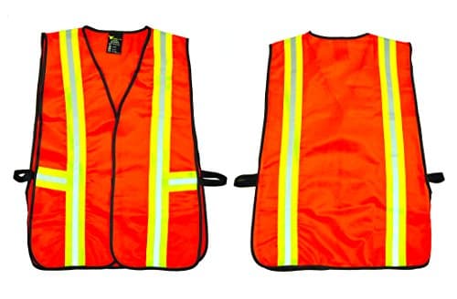 G & F Products High Visibility Safety Vest with Reflective Strips, Multi-Function Pockets, Lightweight Machine Washable, ANSI/ISEA 107 Class 2 Compliance for Construction, Traffic, Security & Workwear