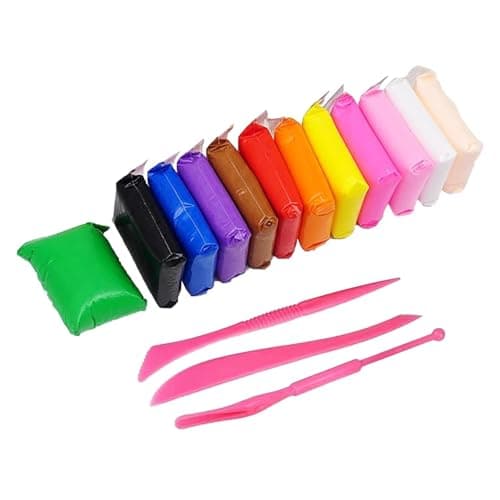 Air Dry Clay for Modeling Crafting Pottery Creative Projects and Artwork (Pink)
