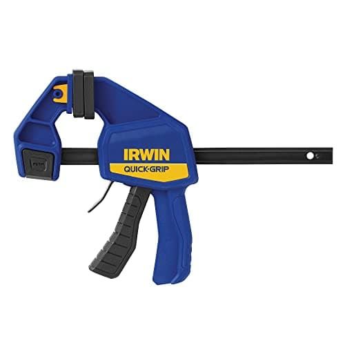 IRWIN QUICK-GRIP Bar Clamp, One-Handed, Medium-Duty, 6-Inch (1964717), Blue