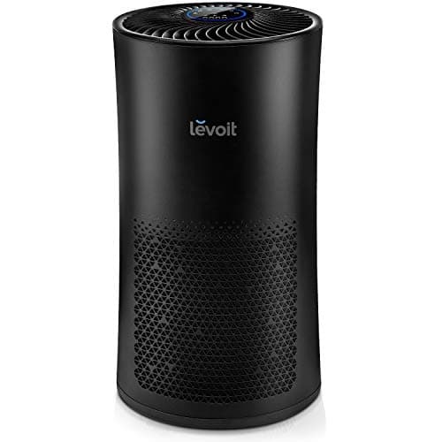 LEVOIT Air Purifiers for Home Large Room With Air Quality Monitor, Quiet for Bedroom, 3-in-1 Filter, Auto Mode, LV-H133, Black