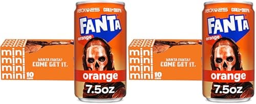 Fanta Orange Soda Fruit Flavored Soft Drink, 7.5 fl oz, 20 Pack