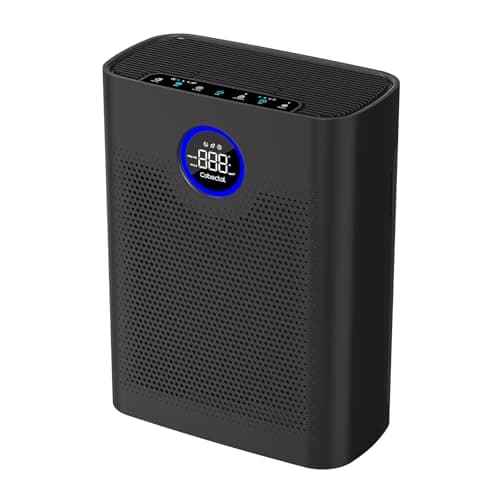 Air Purifiers for Home Large Room Up to 2216 Ft², Cobectal Pet Air Cleaner with H14 True HEPA 3-in-1 Filter, PM2.5 Air Quality Sensor, Aroma Function, Room Air Purifier for Home, Office, RVs, Black