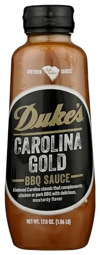 Duke's Carolina Gold BBQ Sauce, No High Fructose Corn Syrup, 17 Ounces (Pack Of 6)