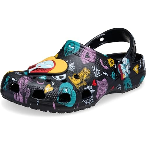 Crocs Unisex Jack Skellington Nightmare Before Christmas Classic Clogs Multi/Black Men 7/Women 9 Medium