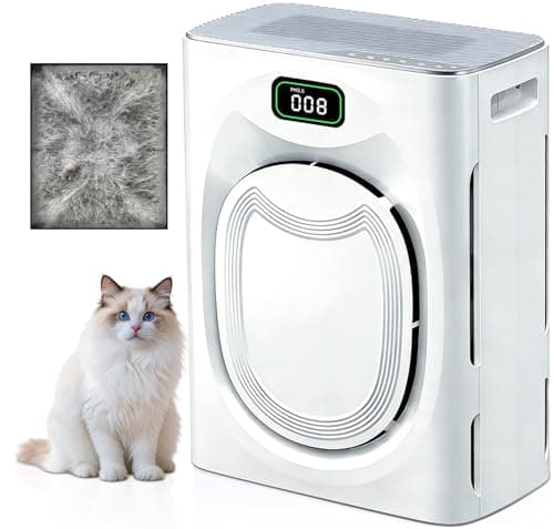 Pet Air Purifiers for Home Large Room Up to 2500 Ft², H13 HEPA & Washable Double-Sided Filter, Air Purifier for Pet Hair Dander Odor Smoke Dust, Smart WiFi, PM2.5 Air Quality Monitor, Auto Mode