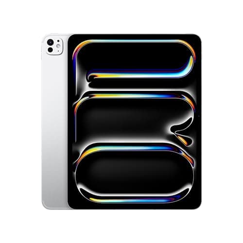 Apple iPad Pro 13-Inch (M4): Built for Apple Intelligence, Ultra Retina XDR Display, 1TB, 12MP Front/Back Camera, LiDAR Scanner, Wi-Fi 6E + 5G Cellular, Face ID, All-Day Battery Life — Silver