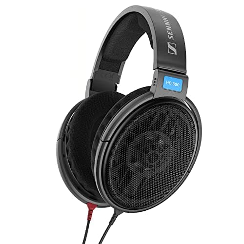 Sennheiser HD 600 - Audiophile Open-Back Dynamic Wired Headphones Over Ear with Natural Soundstage and Premium Comfort for Music Lovers, Open Metal Earpiece Covers, Black