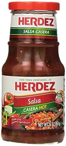 Herdez Salsa, Casera, Hot, 16-Ounce by Herdez