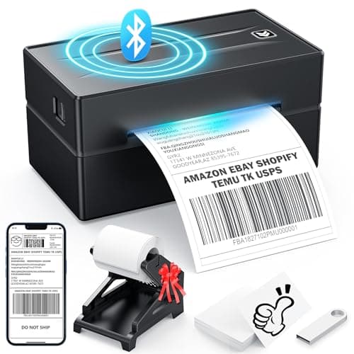 Aixiqee Thermal Label Printer - 4x6 Label Printer for Small Business, Shipping Package, Amazon, Ebay, Shopify, Etsy, USPS