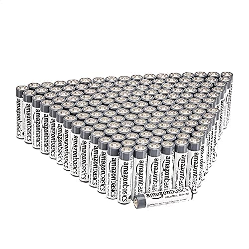 Amazon Basics AAA Industrial Alkaline Batteries, 1050 Count (7 Packs of 150)