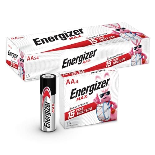 Energizer AA Batteries, MAX Double A Battery Alkaline, 24 Count