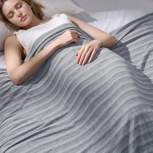 GOHERO Cooling Blanket Throw- 50"x70" Summer Cooling Throw Blanket for Hot Sleepers Arc-Chill Q-Max >0.45 Cool Fiber, Keeps Cool for Night Sweats, Soft Lightweight Sofa Blankets for Kid Adults