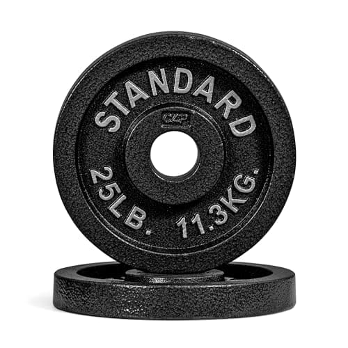 CAP Barbell 2-Inch Olympic Grip Plate, 25-Pounds