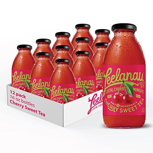 Leelanau Cherry Sweet Iced Tea, 16 fl oz (Pack of 12)