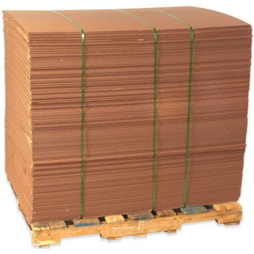 Aviditi Corrugated Cardboard Sheets, 48" x 72", Kraft Brown, For Packing, Mailing, and Protecting Products From Forklift Damage, 5 Sheets