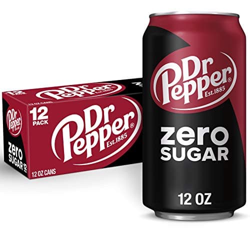 Dr Pepper, Zero Sugar, 12 Ounce, 12 Count