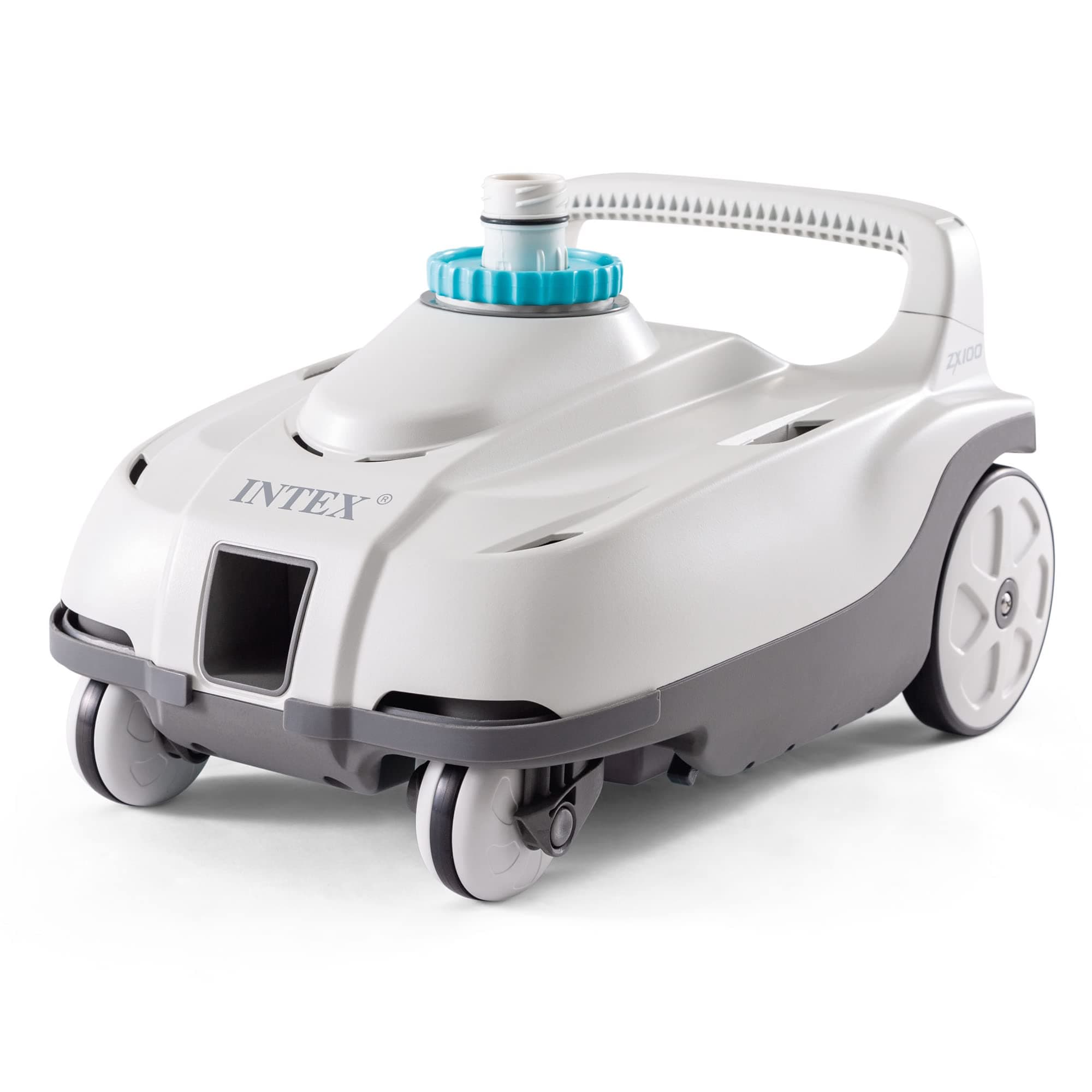 INTEX ZX100 Pressure-Side Automatic Above Ground Pool Vacuum Cleaner | 28006E - For Larger Above Ground Pools - Water-Powered Suction Cleans Pool Floor and Removes Debris