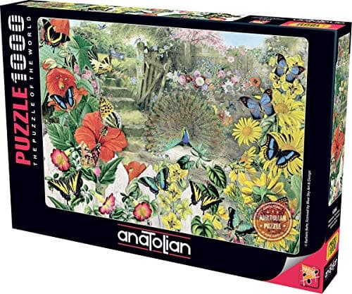Anatolian Puzzle - Peacock in The Garden 1000 Piece Jigsaw Puzzle #1084