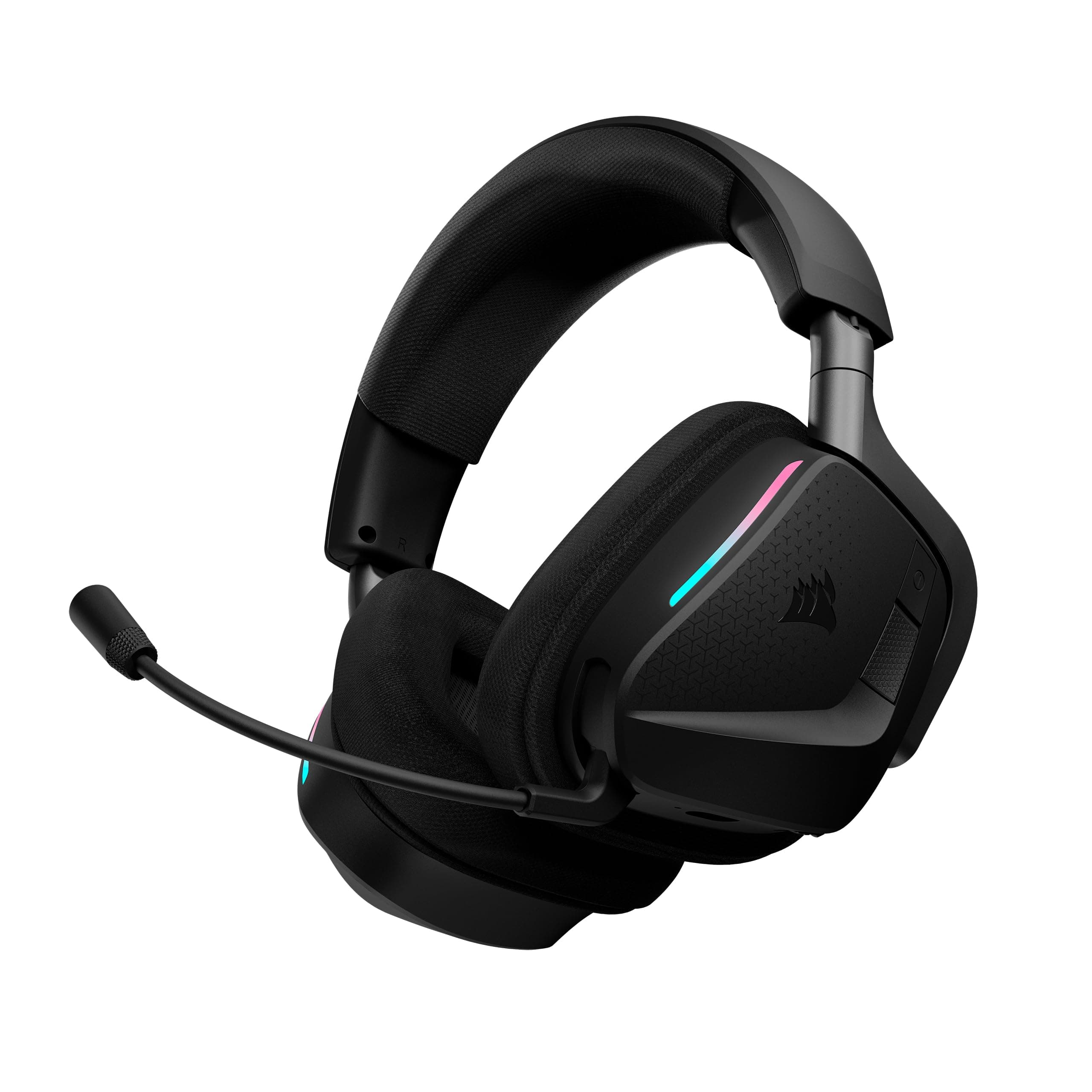 Corsair Void v2 MAX Wireless PC PS5 PS4 Switch Gaming Headset – Black | Clear Microphone, Dolby Atmos, SoundID Technology, Up to 70Hr, Fast Charging, Simultaneous Connectivity, 2.4GHz, Mobile