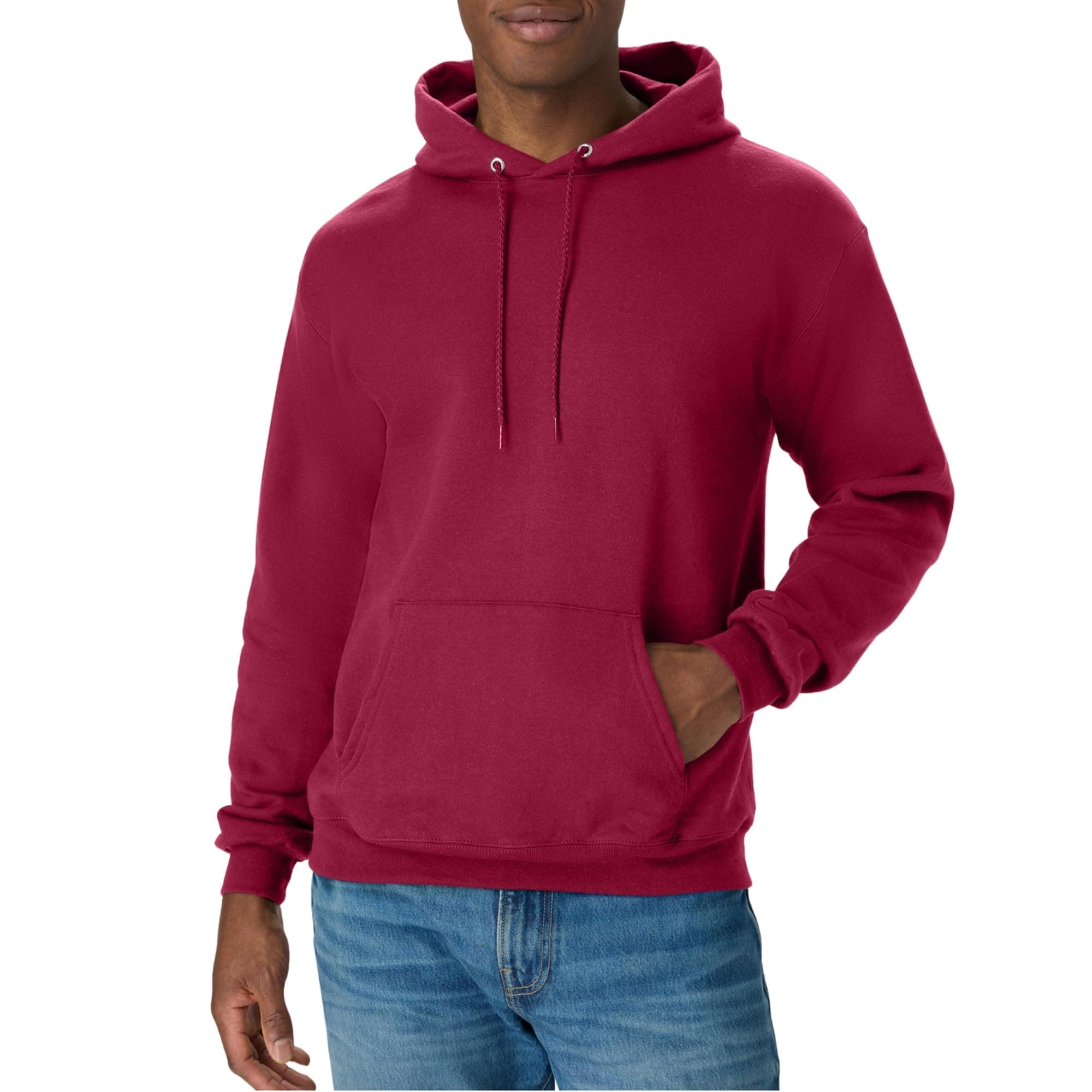 Hanes Men's Hoodie - EcoSmart Fleece Hooded Sweatshirt for Men & Women - Midweight Fleece - Big & Tall Available