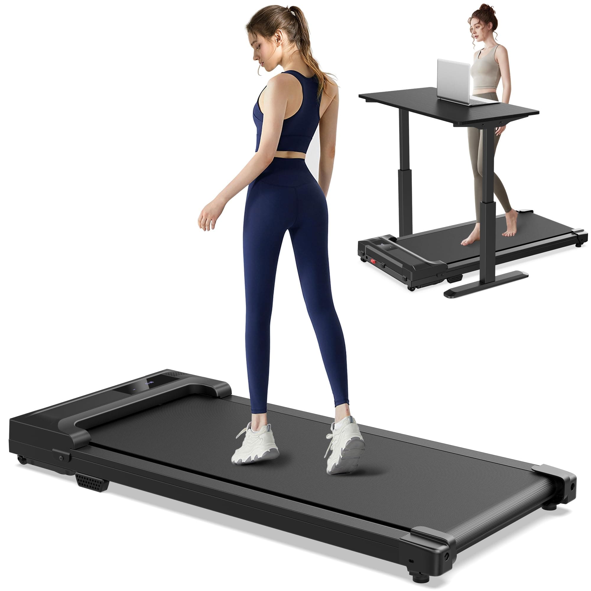 Walking Pad Treadmill for Home - Under Desk Treadmills Mini Portable Running Machine