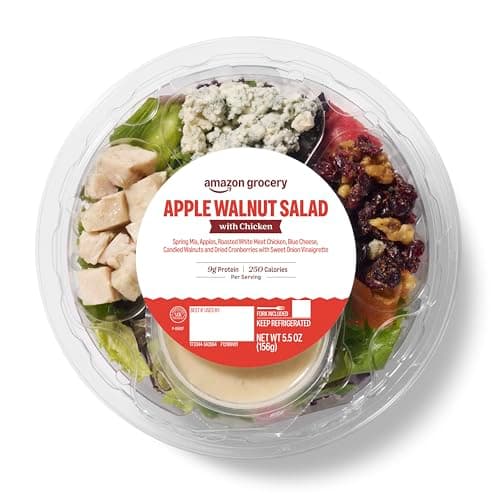 Amazon Grocery, Apple Walnut Salad with Chicken, 5.5 Oz (Previously Amazon Fresh Brand, Packaging May Vary)